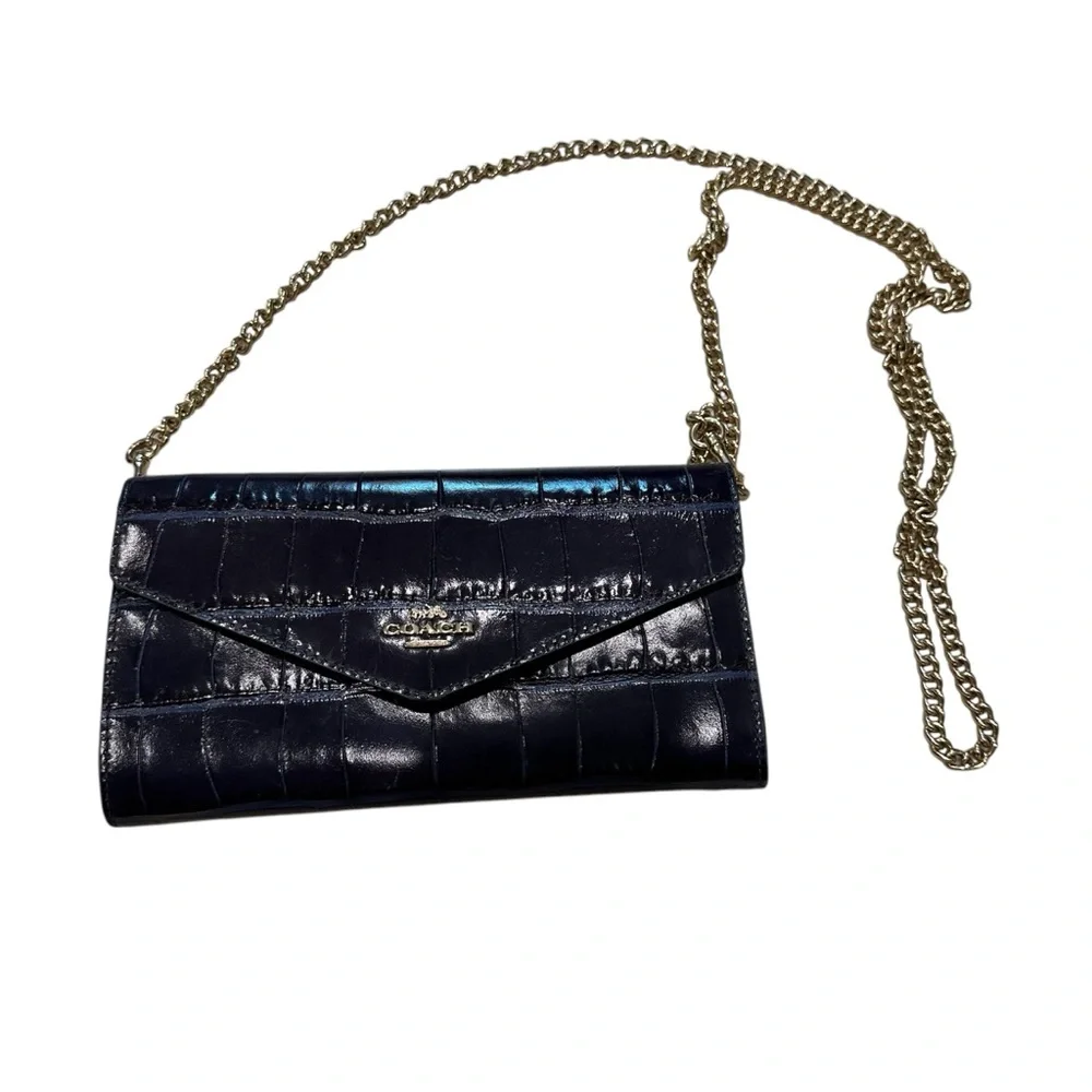 Coach Dark blue crossbody‎ bag